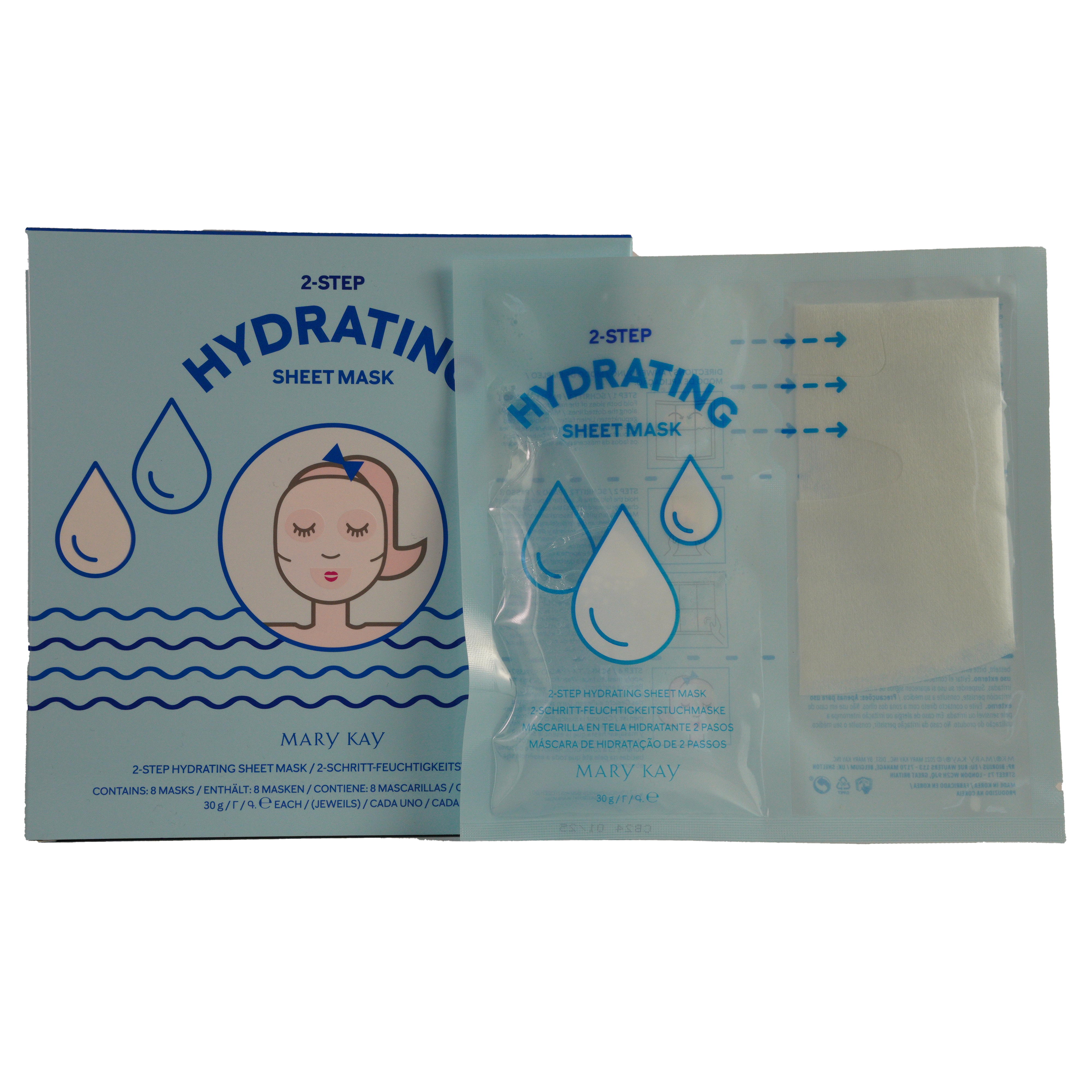 S.P.!! MHD 01/25 MK 2-Step Hydrating Sheet Mask ( 8St.je 30g)