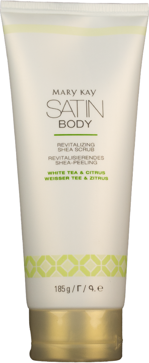 Satin Body Revitalizing Shea Scrub White Tea & Citrus, 185g